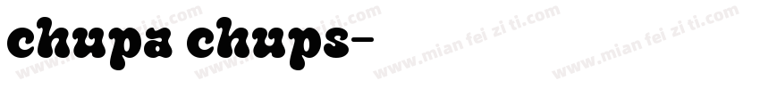chupa chups字体转换